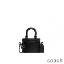 Geantă Coach Trail Crossbody 12 din piele de vițel cu cristale negre