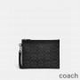 Signature Canvas Gri/Siyah Coach Hitch Çantası