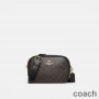 Coach Jamie Kamera Çantası Signature Canvas Siyah