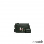 Coach Heritage wandelbare Umhängetasche aus strukturiertem Leder mit Peanuts-Snoopy-Motiv, Grün