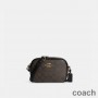 Coach ミニ ジェイミー カメラバッグ シグネチャー キャンバス ブラック