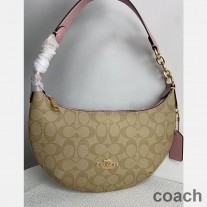 Coach Payton Hobo Bag in Signature 캔버스 카키