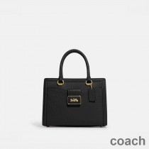 Torba podróżna Coach Grace Carryall w kolorze Pebble Leather Black