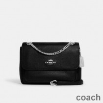 Torba typu crossbody Coach Klare 25 cali Signature Pebble Leather Black