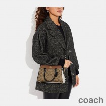 Torba podróżna Coach Mini Darcie Carryall w kolorze Signature Canvas Brown