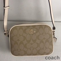 Torba fotograficzna Coach Mini Jamie w kolorze Signature Canvas Beige