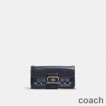 Torebka Coach Morgan Chain Crossbody w kolorze Signature Chambray Navy Blue