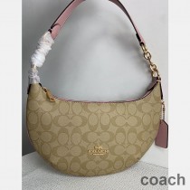 Torba typu hobo Coach Payton w kolorze Signature Canvas Khaki