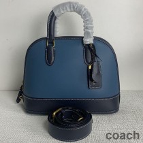 Torba Coach Revel w kolorze blokowym Glovetanned Leather Blue/Navy Blue
