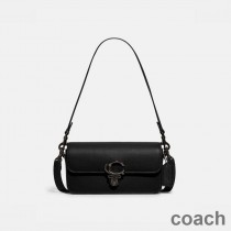 Torba Coach Studio Baguette ze skóry Glovetanned w kolorze czarnym