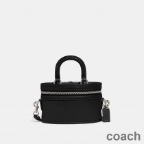 Torba podróżna Coach Trail Bag ze skóry Glovetanned w kolorze czarnym