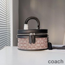 Torba podróżna Coach Trail Bag z tkaniny Signature Textile Jacquard Black