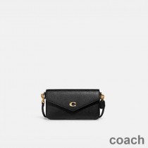 Torba typu crossbody Coach Wyn ze skóry licowej w kolorze czarnym